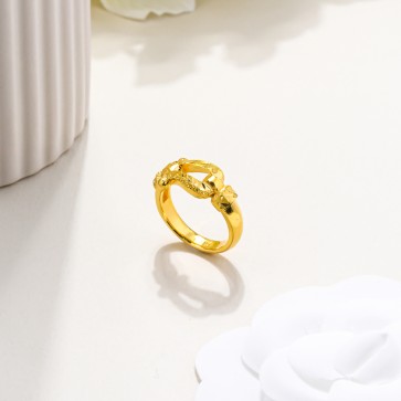 컷팅 말굽 반지