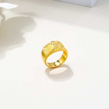 콤비 사각 반지