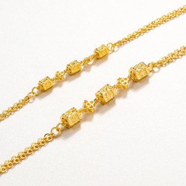 스퀘어 체인 팔찌