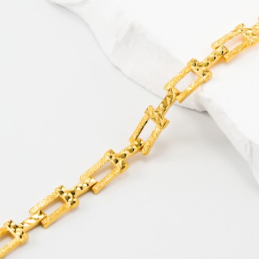 스퀘어 컷팅 패턴 팔찌