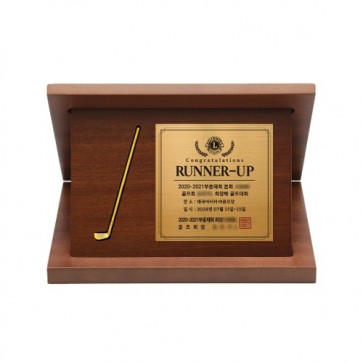 24k 골프채 상패