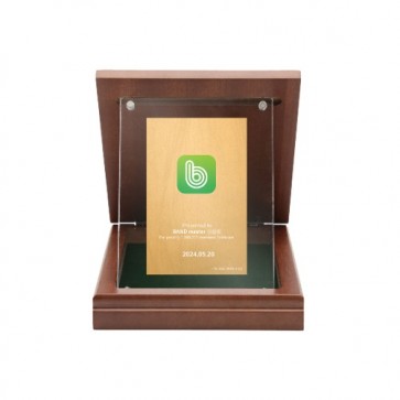 24k 카드 세로형 아크릴 상패