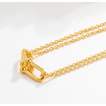 교차 링크 목걸이