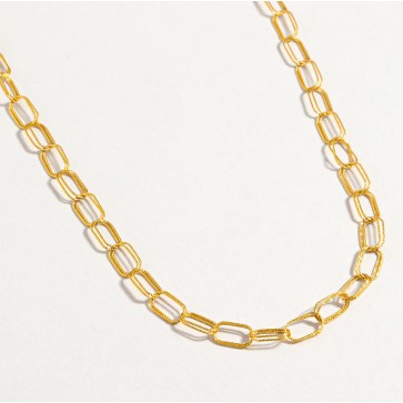 컷팅 투 체인 목걸이