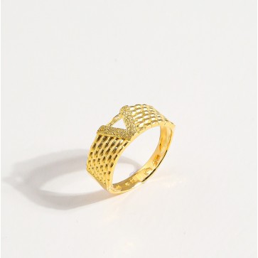 브이 라인 반지