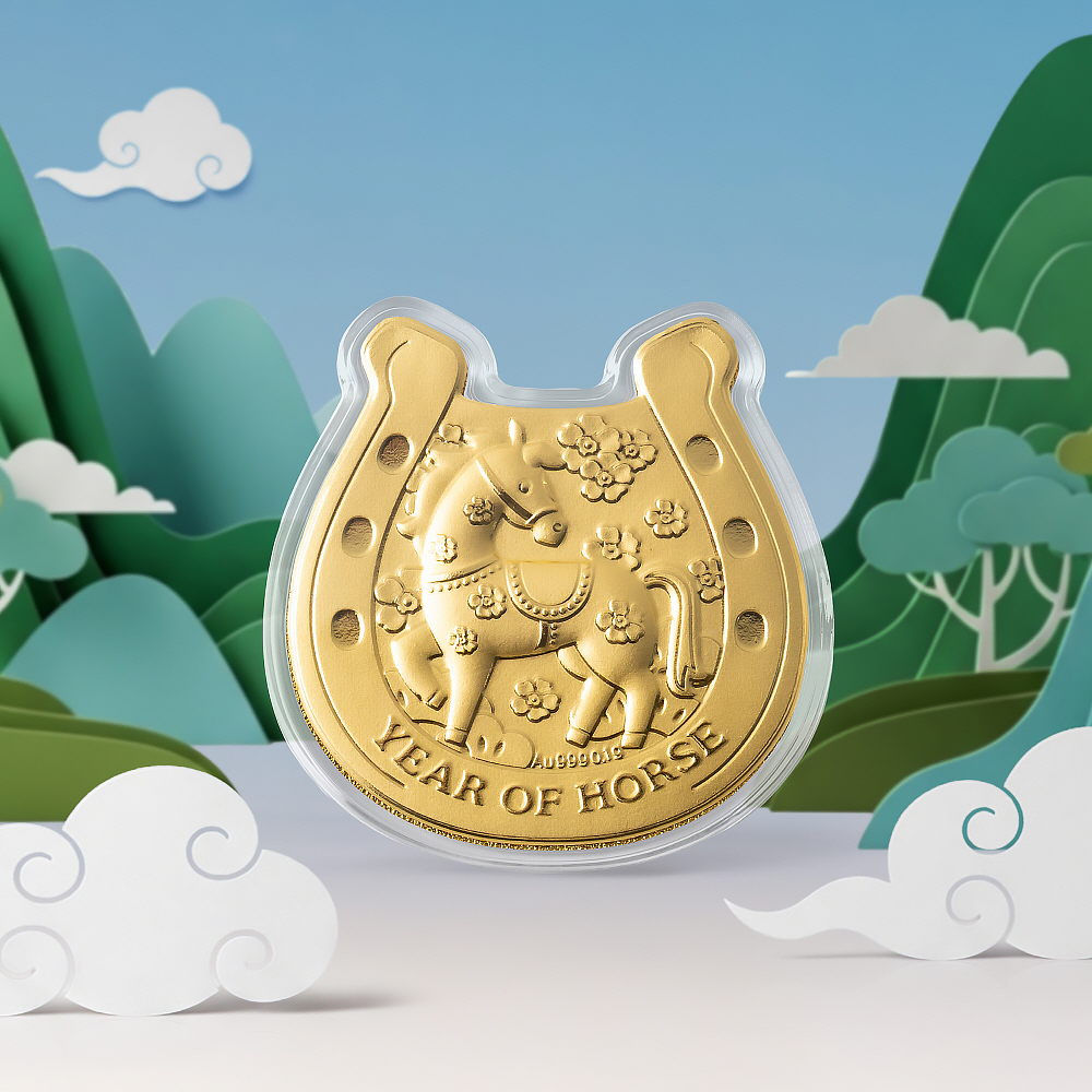 0.1g 럭키 유니콘 골드바