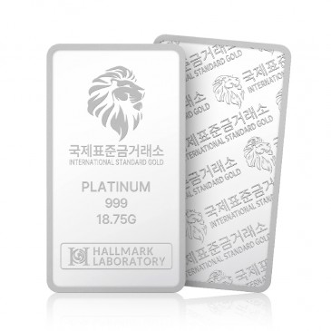 국제표준금거래소 ISG 플래티넘바 18.75g