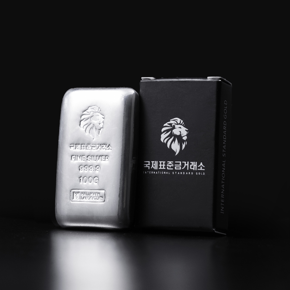 국제표준금거래소 ISG 진공 실버바 100g
