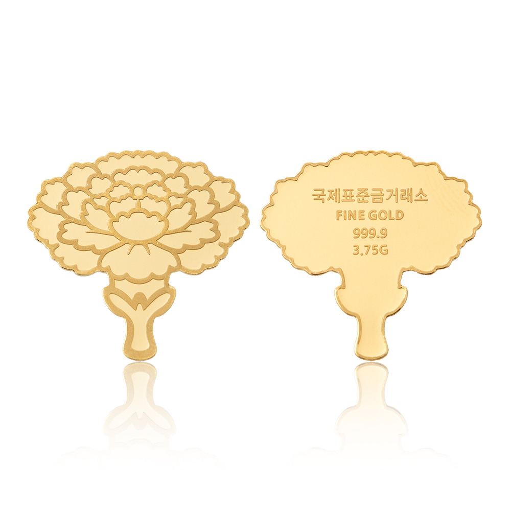 24k 카네이션 골드바 상패
